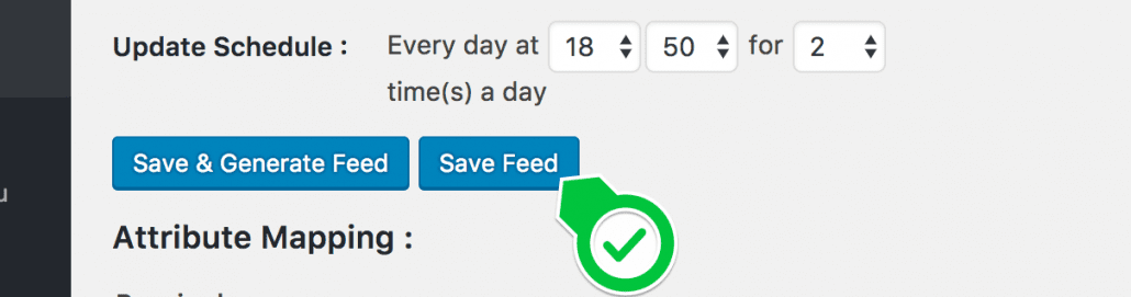 save feed without generating file
