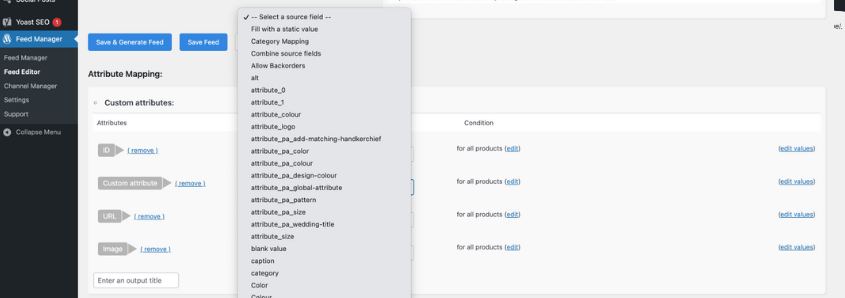 custom XML template creation interface within the plugin